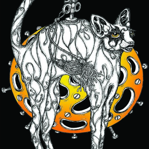 orange moon cat by ursula aavasalu tigukass