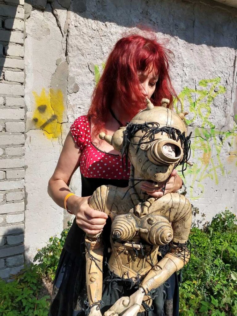 ABOUT US ursula aavasalu and steampunk doll tigukass