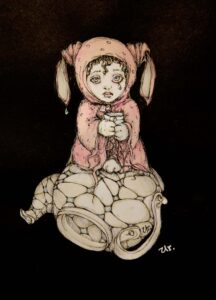 broken tea pot by ursula aavasalu tigukass